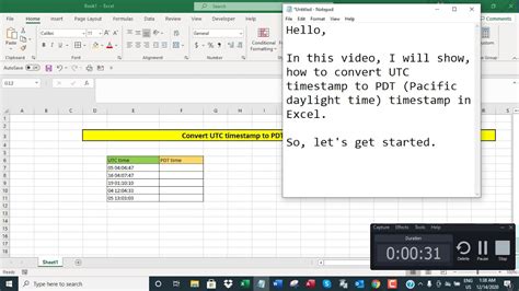 UTC to PDT Time Converter.